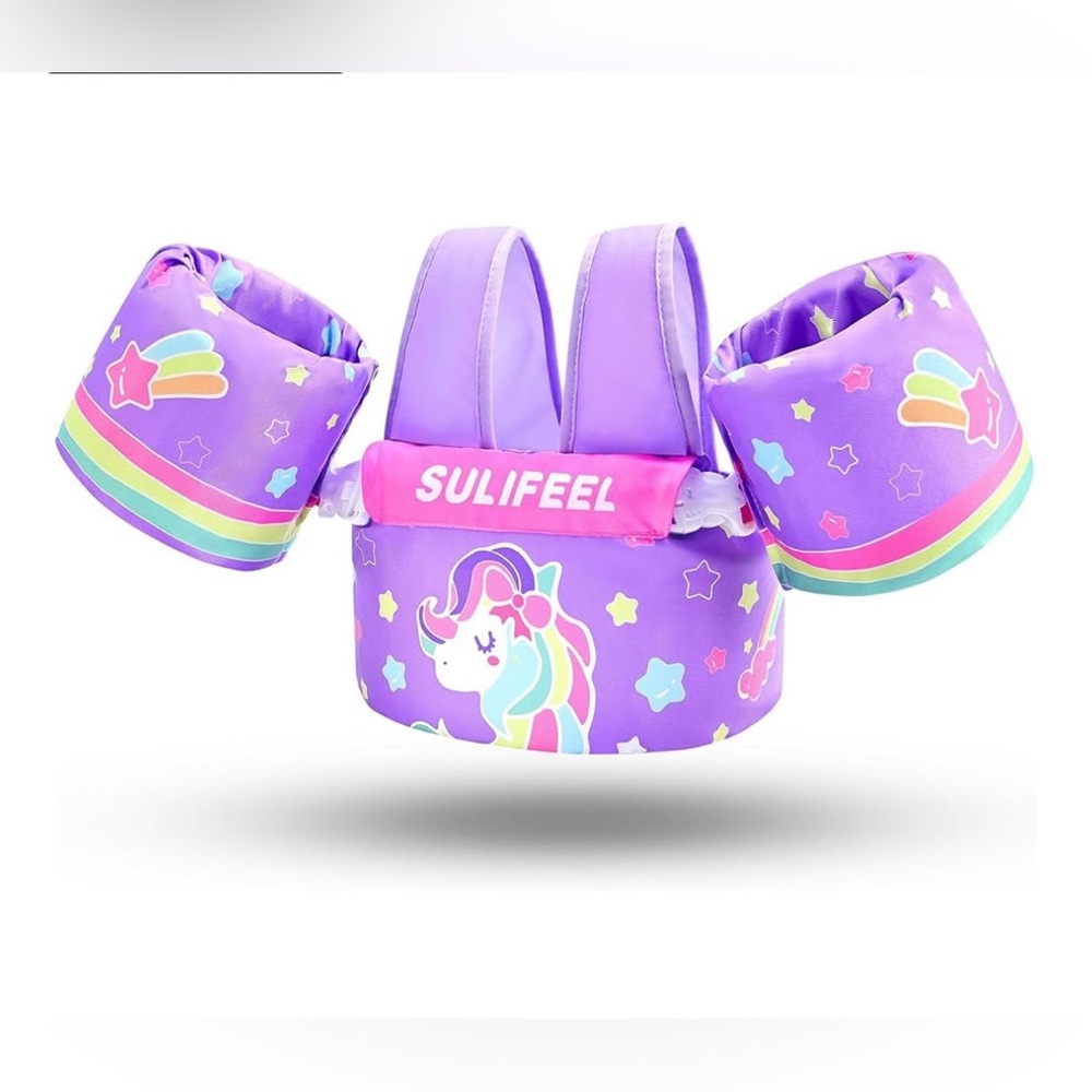 NWB Sulifeel Kids Unicorn Swim Vest